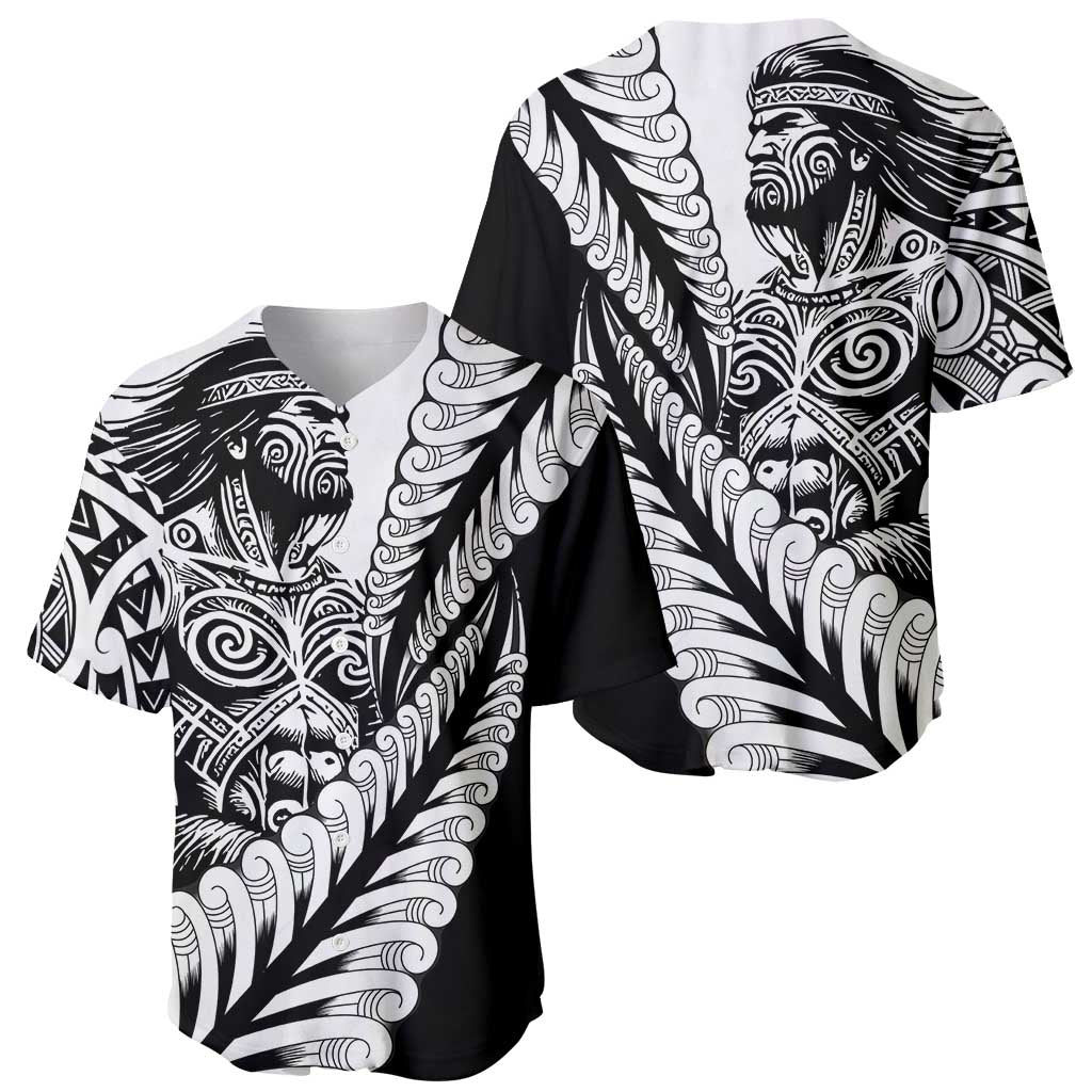 Koru Fern New Zealand Maori Tribal Warrior Baseball Jersey