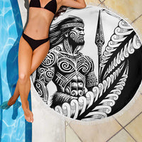 Koru Fern New Zealand Maori Tribal Warrior Beach Blanket - LT9 - Polynesian Pride