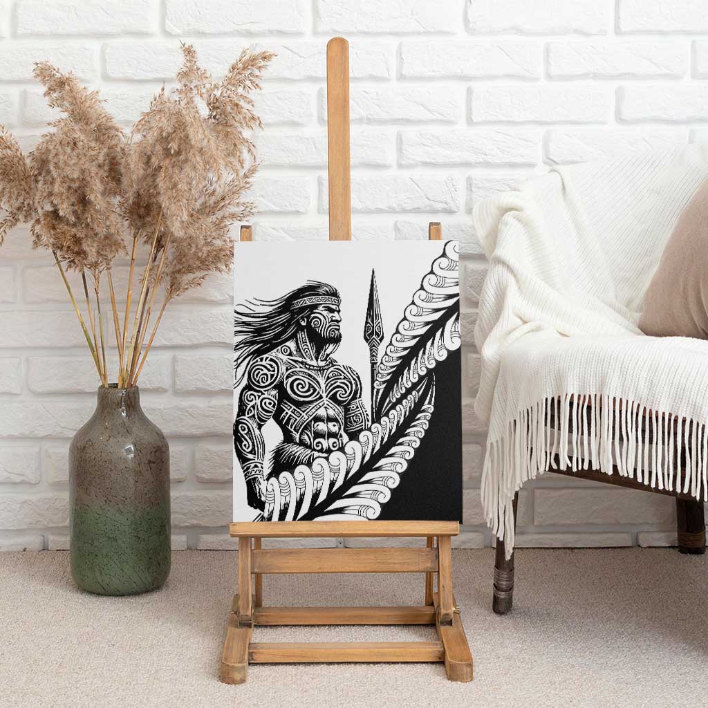 Koru Fern New Zealand Maori Tribal Warrior Canvas Wall Art LT9 - Polynesian Pride