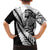 Koru Fern New Zealand Maori Tribal Warrior Family Matching Off Shoulder Short Dress and Hawaiian Shirt