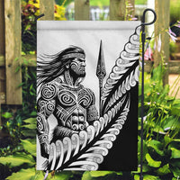Koru Fern New Zealand Maori Tribal Warrior Garden Flag LT9 Garden Flag Black - Polynesian Pride