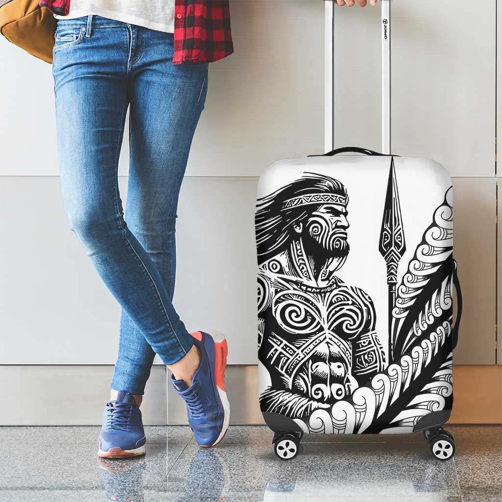 Koru Fern New Zealand Maori Tribal Warrior Luggage Cover