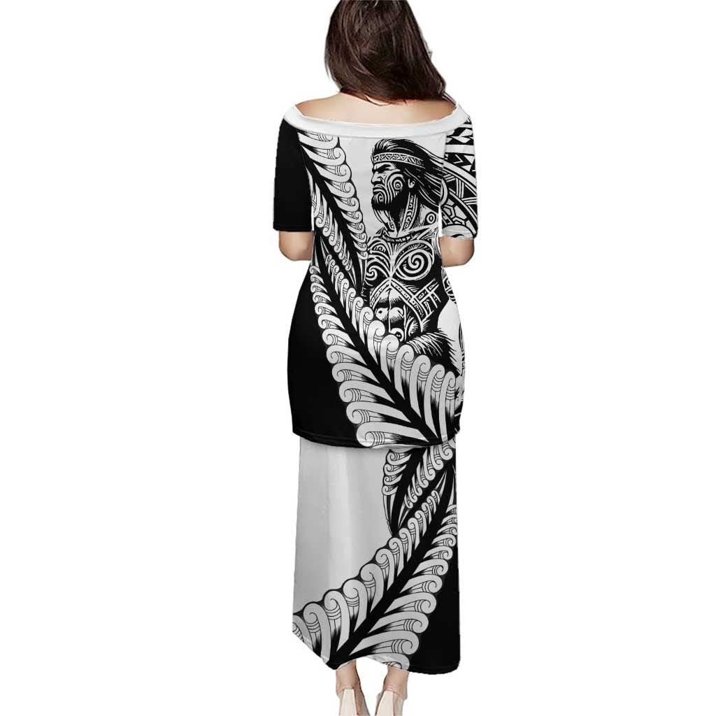 Koru Fern New Zealand Maori Tribal Warrior Puletasi LT9 - Polynesian Pride