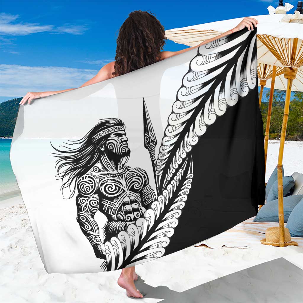 Koru Fern New Zealand Maori Tribal Warrior Sarong