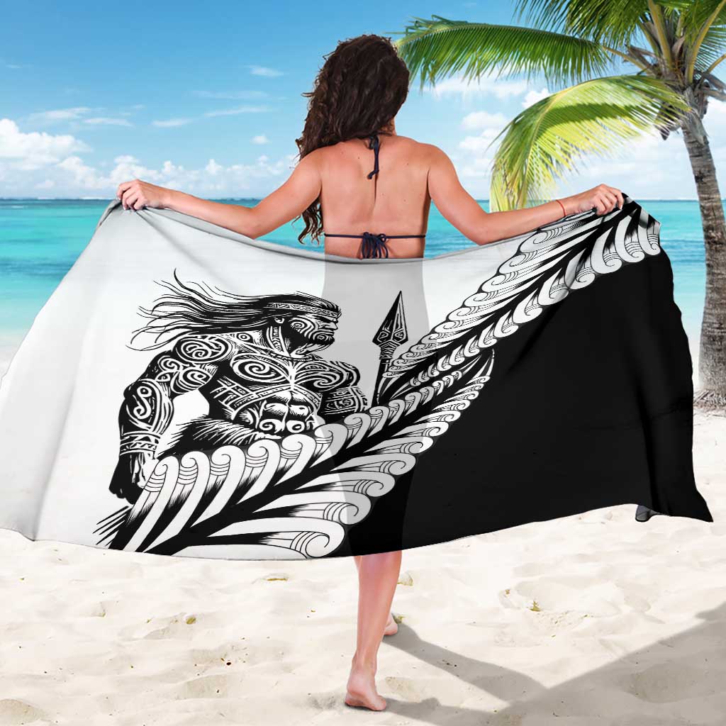 Koru Fern New Zealand Maori Tribal Warrior Sarong