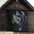 New Zealand Kea Bird Personalised Quilt Maori Tribal Koru Art