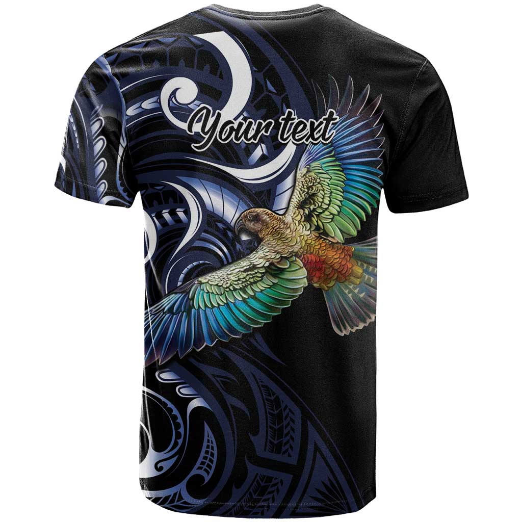 New Zealand Kea Bird Personalised T Shirt Maori Tribal Koru Art LT9 - Polynesian Pride