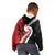 Silver Fern Koru Swirls with Maori Ta Moko Kid Hoodie