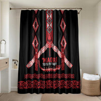 Toitu Te Tiriti Waitangi Bathroom Set Black Wharenui House - Polynesian Pride