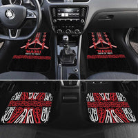 Toitu Te Tiriti Waitangi Car Mats Black Wharenui House - Polynesian Pride