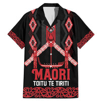 Toitu Te Tiriti Waitangi Family Matching Mermaid Dress and Hawaiian Shirt Black Wharenui House - Polynesian Pride