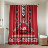 Toitu Te Tiriti Waitangi Bathroom Set Red Wharenui House - Polynesian Pride