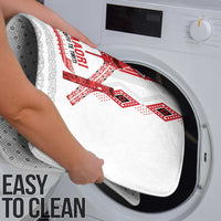 Toitu Te Tiriti Waitangi Bathroom Set White Wharenui House - Polynesian Pride