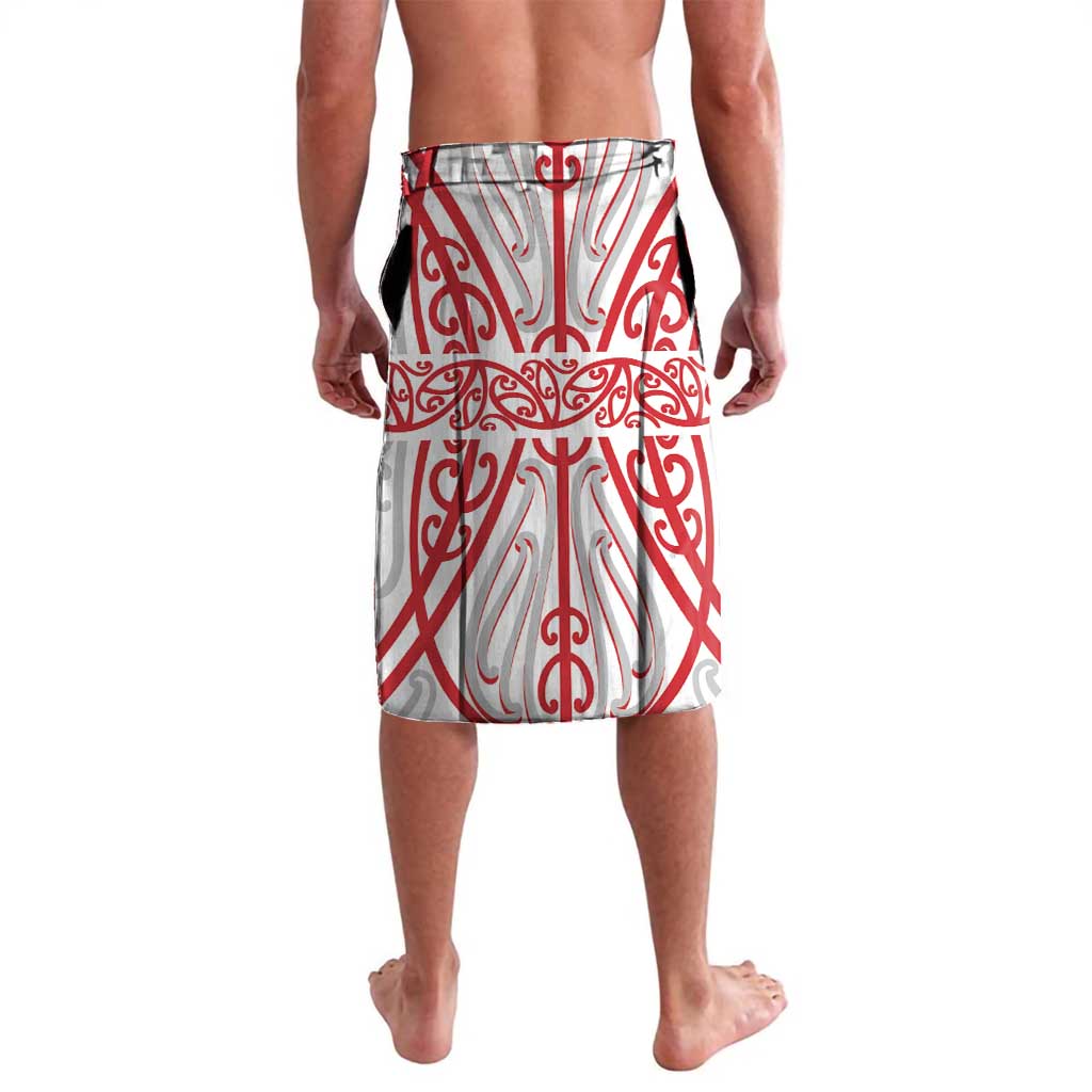 Toitu Te Tiriti Waitangi Lavalava White Wharenui House LT9 - Polynesian Pride