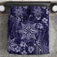Vintage Tonga Tribal Ngatu Pattern Bedding Set With Pacific Floral Pink Art LT9 Pink - Polynesian Pride