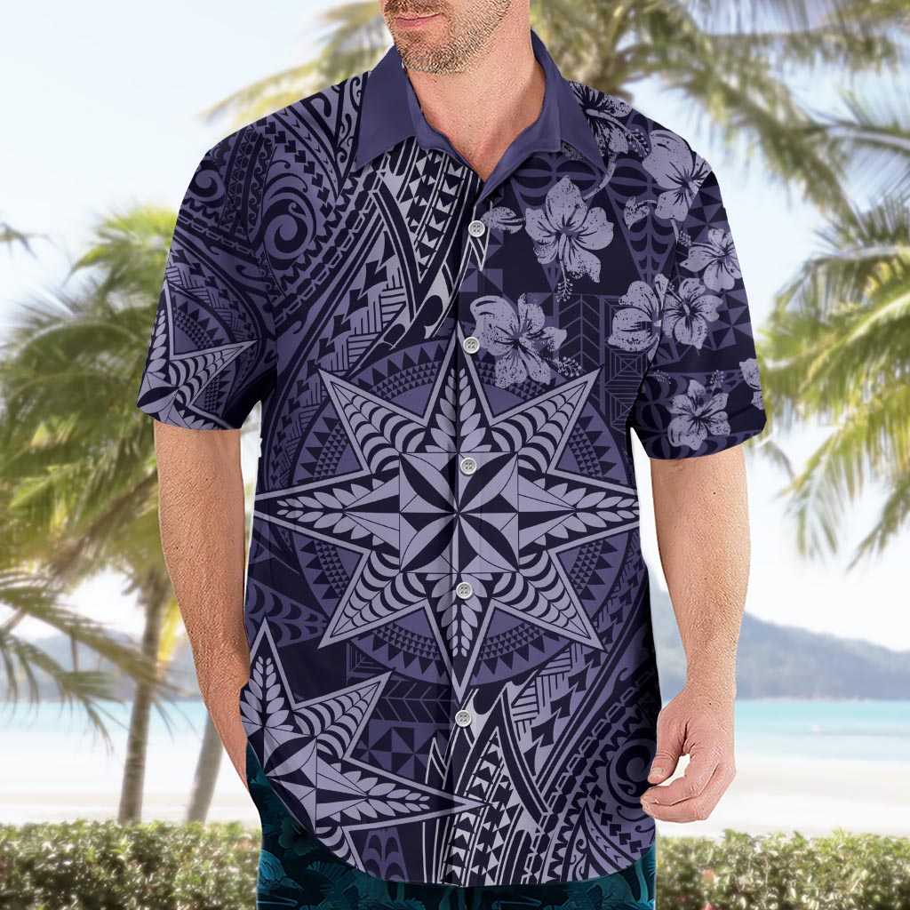 Vintage Tonga Tribal Ngatu Pattern Hawaiian Shirt With Pacific Floral Pink Art LT9 - Polynesian Pride