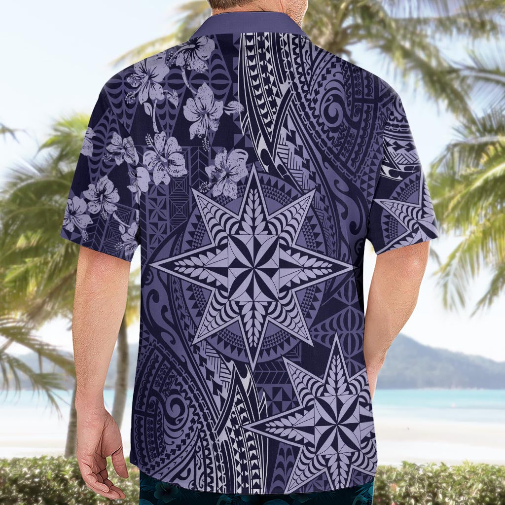 Vintage Tonga Tribal Ngatu Pattern Hawaiian Shirt With Pacific Floral Pink Art LT9 - Polynesian Pride