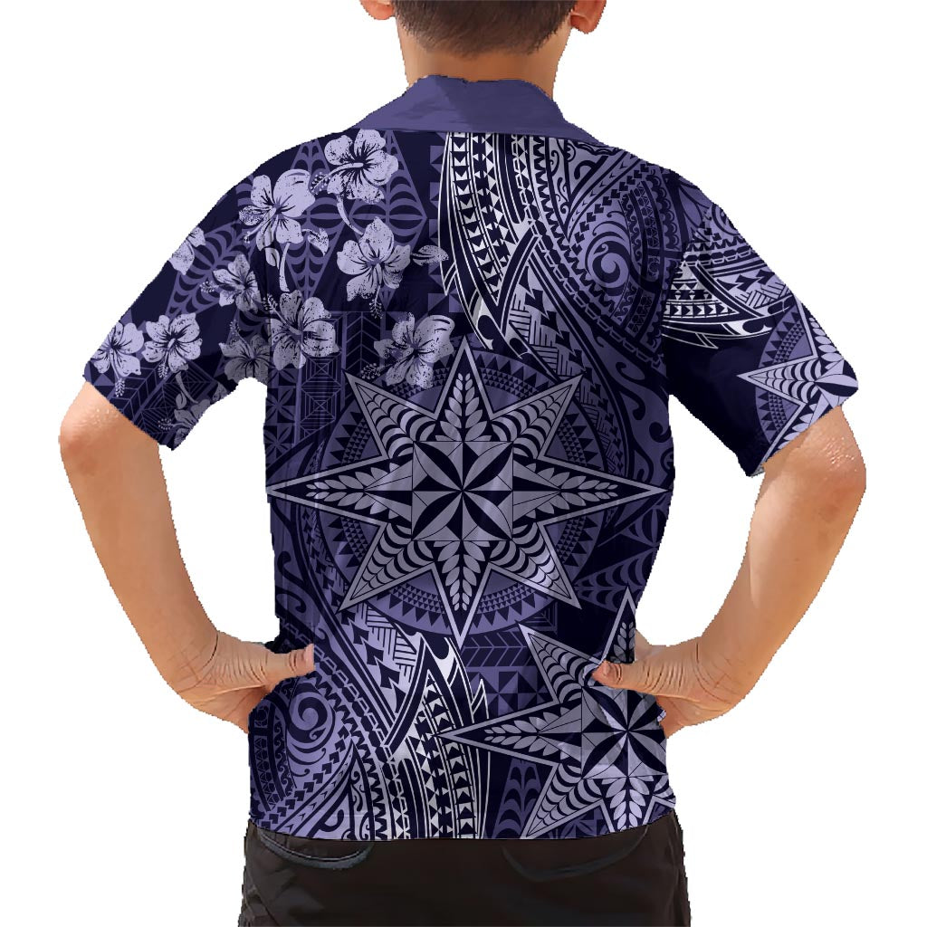 Vintage Tonga Tribal Ngatu Pattern Hawaiian Shirt With Pacific Floral Pink Art LT9 - Polynesian Pride