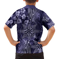 Vintage Tonga Tribal Ngatu Pattern Hawaiian Shirt With Pacific Floral Pink Art LT9 - Polynesian Pride