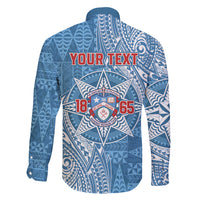 Personalised Tonga Apifo'ou College Family Matching Tank Maxi Dress and Hawaiian Shirt Since 1865 Special Kupesi Pattern