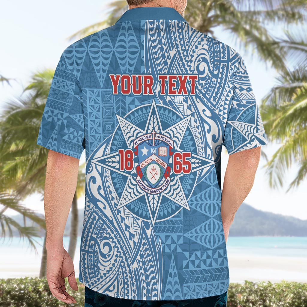 Personalised Tonga Apifo'ou College Hawaiian Shirt Since 1865 Special Kupesi Pattern LT9 - Polynesian Pride