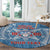 Personalised Tonga Apifo'ou College Round Carpet Since 1865 Special Kupesi Pattern