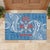 Personalised Tonga Apifo'ou College Rubber Doormat Since 1865 Special Kupesi Pattern