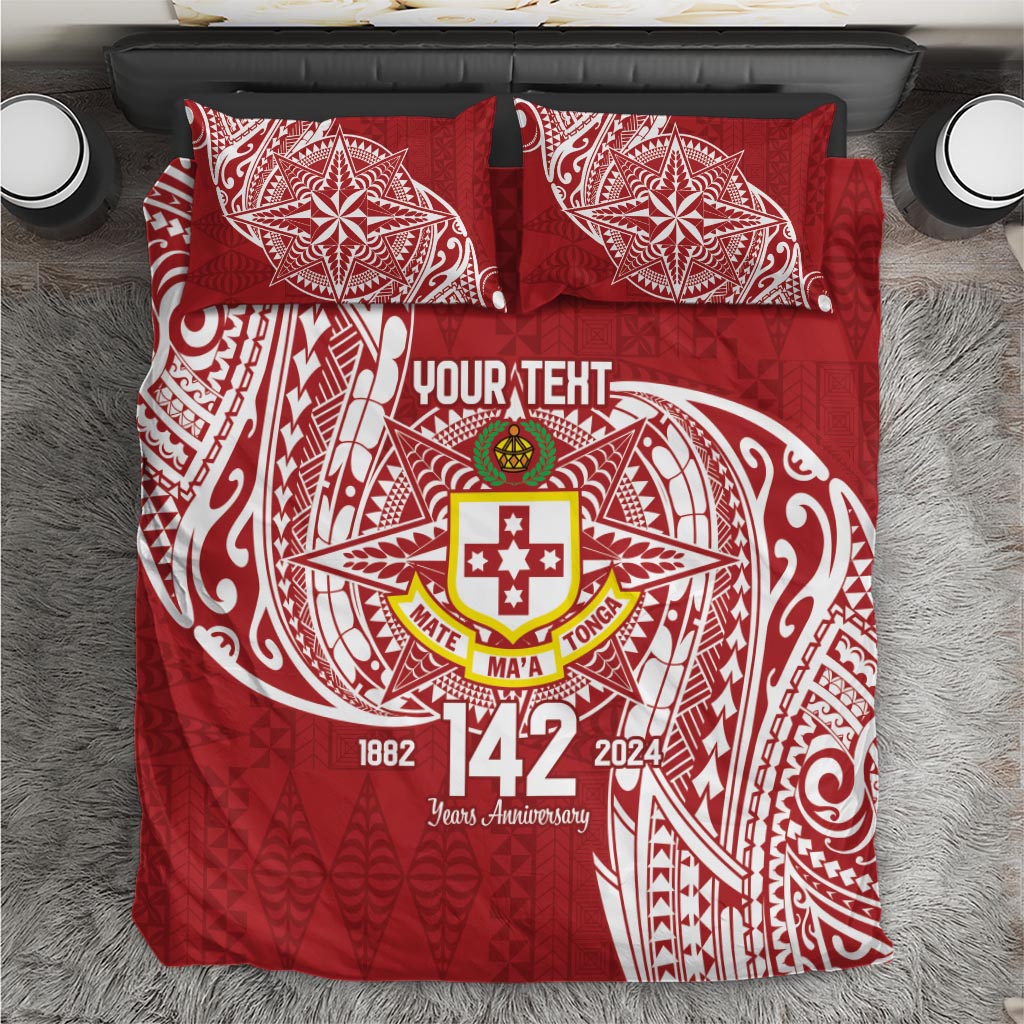 Personalised Kolisi Tonga Atele 142nd Anniversary Bedding Set Special Kupesi Pattern