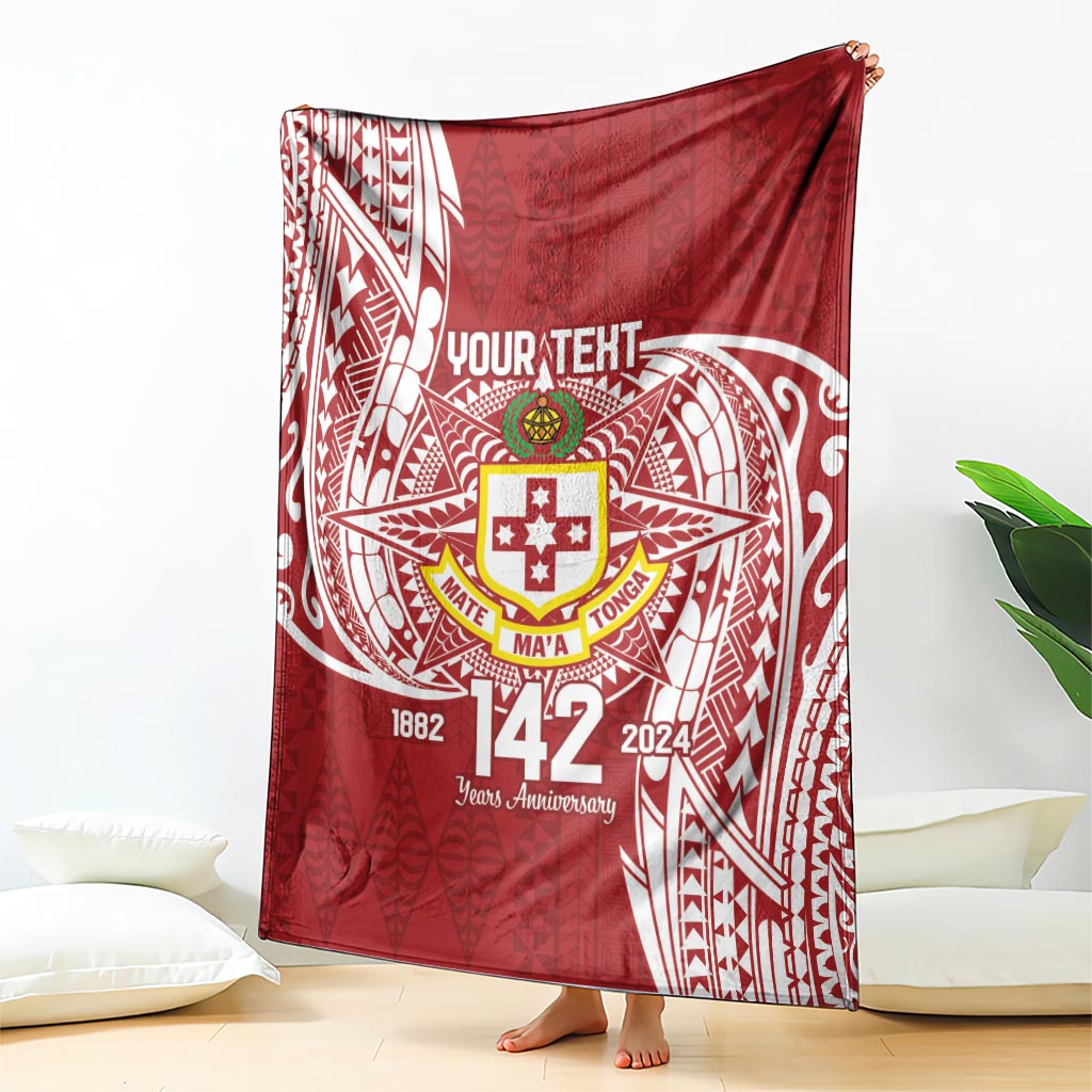 Personalised Kolisi Tonga Atele 142nd Anniversary Blanket Special Kupesi Pattern LT9 - Polynesian Pride