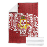 Personalised Kolisi Tonga Atele 142nd Anniversary Blanket Special Kupesi Pattern LT9 - Polynesian Pride