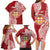 Personalised Kolisi Tonga Atele 142nd Anniversary Family Matching Long Sleeve Bodycon Dress and Hawaiian Shirt Special Kupesi Pattern