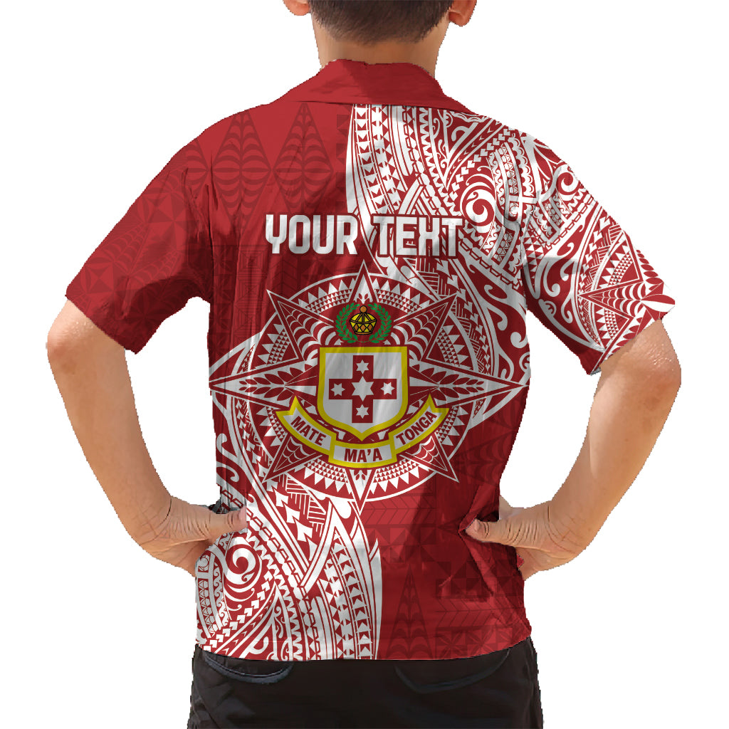Personalised Kolisi Tonga Atele 142nd Anniversary Family Matching Summer Maxi Dress and Hawaiian Shirt Special Kupesi Pattern LT9 - Polynesian Pride