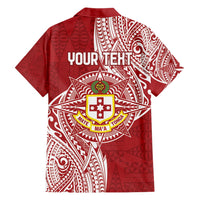 Personalised Kolisi Tonga Atele 142nd Anniversary Hawaiian Shirt Special Kupesi Pattern LT9 - Polynesian Pride