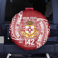 Personalised Kolisi Tonga Atele 142nd Anniversary Spare Tire Cover Special Kupesi Pattern LT9 - Polynesian Pride