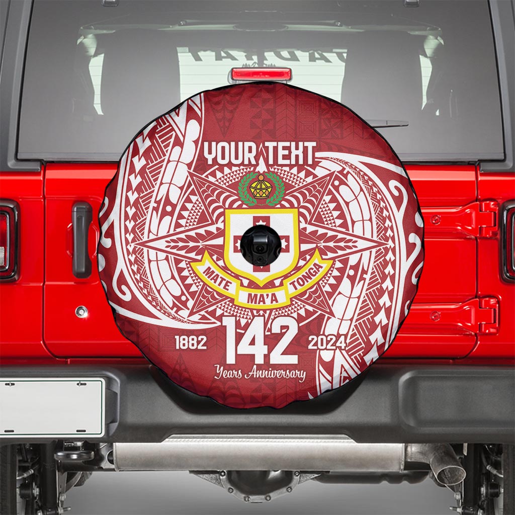 Personalised Kolisi Tonga Atele 142nd Anniversary Spare Tire Cover Special Kupesi Pattern LT9 - Polynesian Pride
