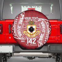 Personalised Kolisi Tonga Atele 142nd Anniversary Spare Tire Cover Special Kupesi Pattern LT9 - Polynesian Pride