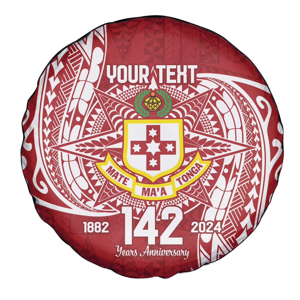 Personalised Kolisi Tonga Atele 142nd Anniversary Spare Tire Cover Special Kupesi Pattern LT9 - Polynesian Pride
