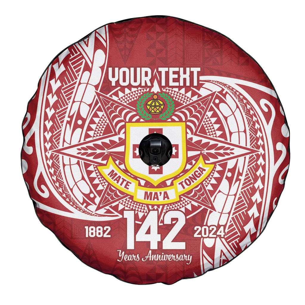 Personalised Kolisi Tonga Atele 142nd Anniversary Spare Tire Cover Special Kupesi Pattern LT9 - Polynesian Pride