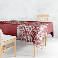 Personalised Kolisi Tonga Atele 142nd Anniversary Tablecloth Special Kupesi Pattern LT9 - Polynesian Pride