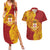 Personalised Kolisi Tonga Atele Couples Matching Summer Maxi Dress and Hawaiian Shirt Since 1882 Simple Ngatu Pattern