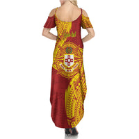 Personalised Kolisi Tonga Atele Family Matching Summer Maxi Dress and Hawaiian Shirt Since 1882 Simple Ngatu Pattern LT9 - Polynesian Pride