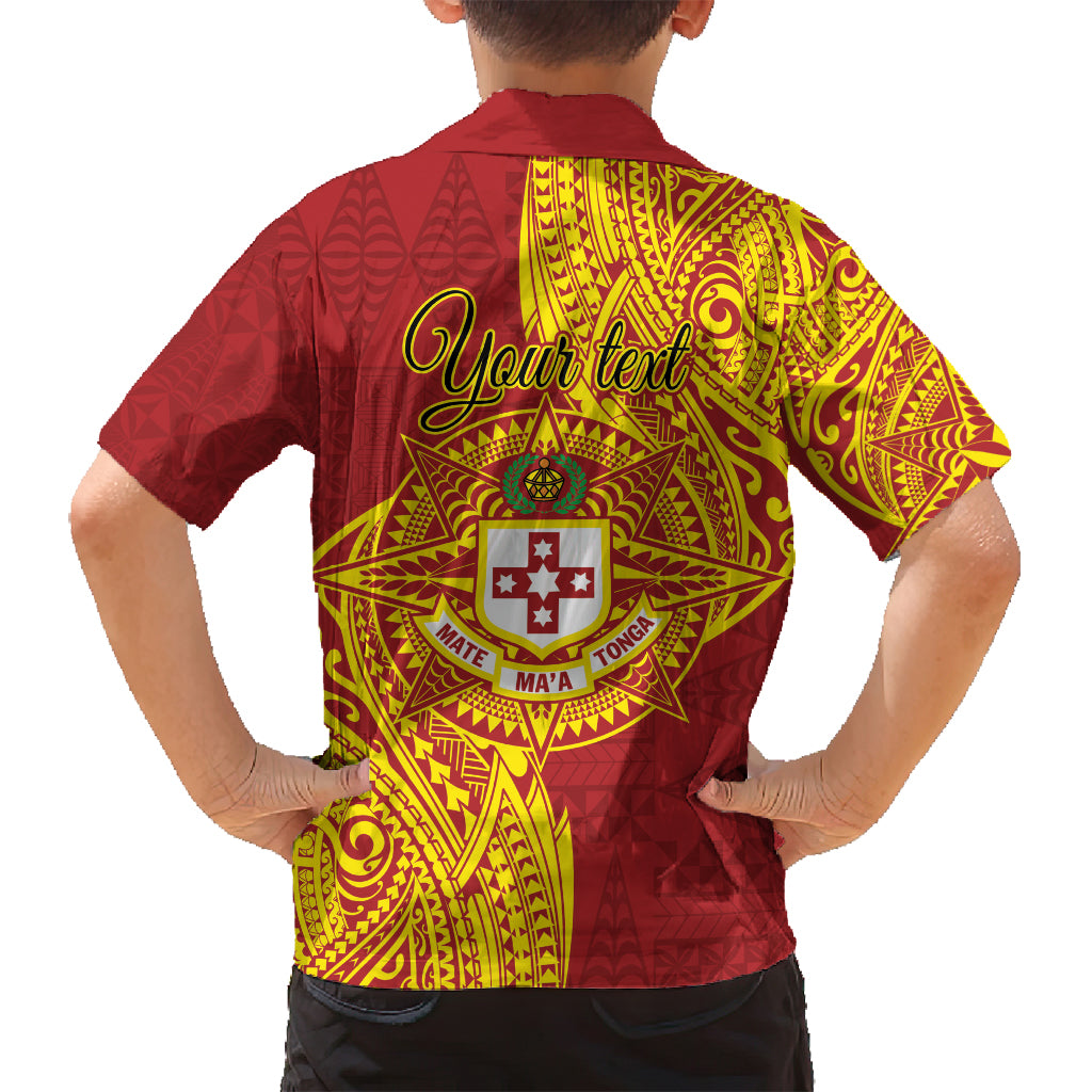 Personalised Kolisi Tonga Atele Family Matching Tank Maxi Dress and Hawaiian Shirt Since 1882 Simple Ngatu Pattern LT9 - Polynesian Pride