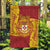 Personalised Kolisi Tonga Atele Garden Flag Since 1882 Simple Ngatu Pattern