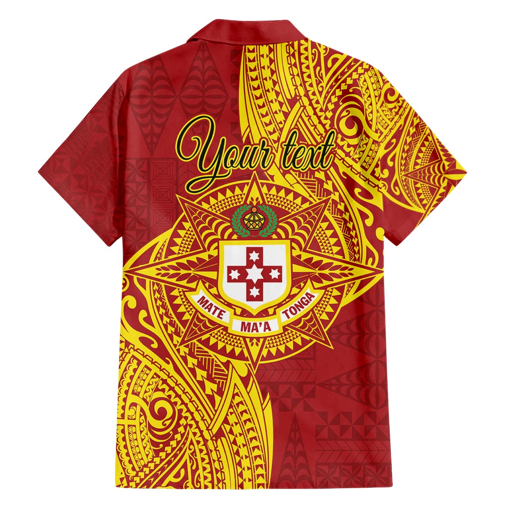 Personalised Kolisi Tonga Atele Hawaiian Shirt Since 1882 Simple Ngatu Pattern LT9 - Polynesian Pride