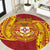 Personalised Kolisi Tonga Atele Round Carpet Since 1882 Simple Ngatu Pattern