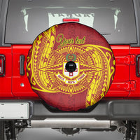 Personalised Kolisi Tonga Atele Spare Tire Cover Since 1882 Simple Ngatu Pattern LT9 - Polynesian Pride