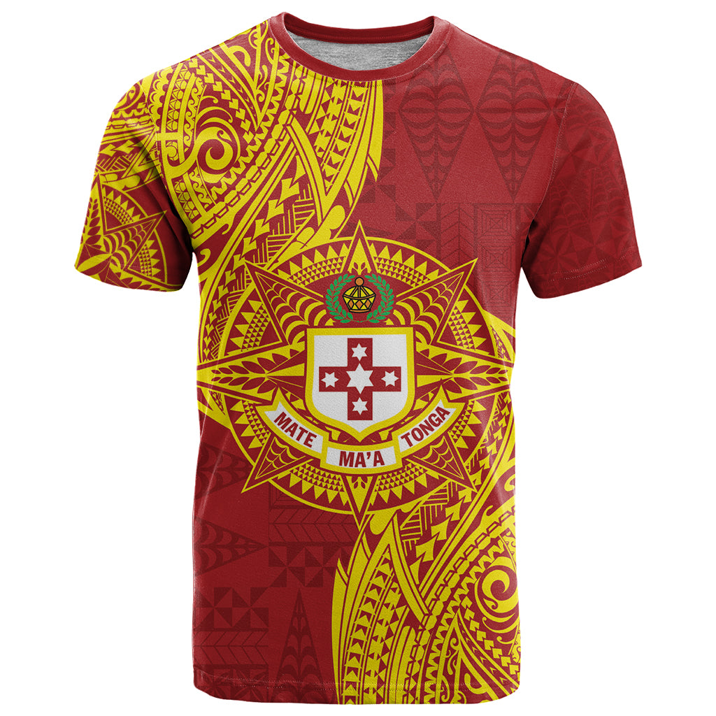 Personalised Kolisi Tonga Atele T Shirt Since 1882 Simple Ngatu Pattern