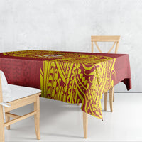 Personalised Kolisi Tonga Atele Tablecloth Since 1882 Simple Ngatu Pattern LT9 - Polynesian Pride
