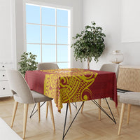 Personalised Kolisi Tonga Atele Tablecloth Since 1882 Simple Ngatu Pattern LT9 - Polynesian Pride