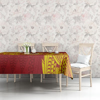 Personalised Kolisi Tonga Atele Tablecloth Since 1882 Simple Ngatu Pattern LT9 - Polynesian Pride